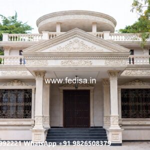 Budget Classic Villa Design Tips Gray Color House Exterior No-3819