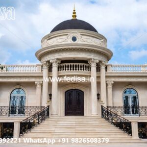 Symmetrical House Design Main Door Design No-3841