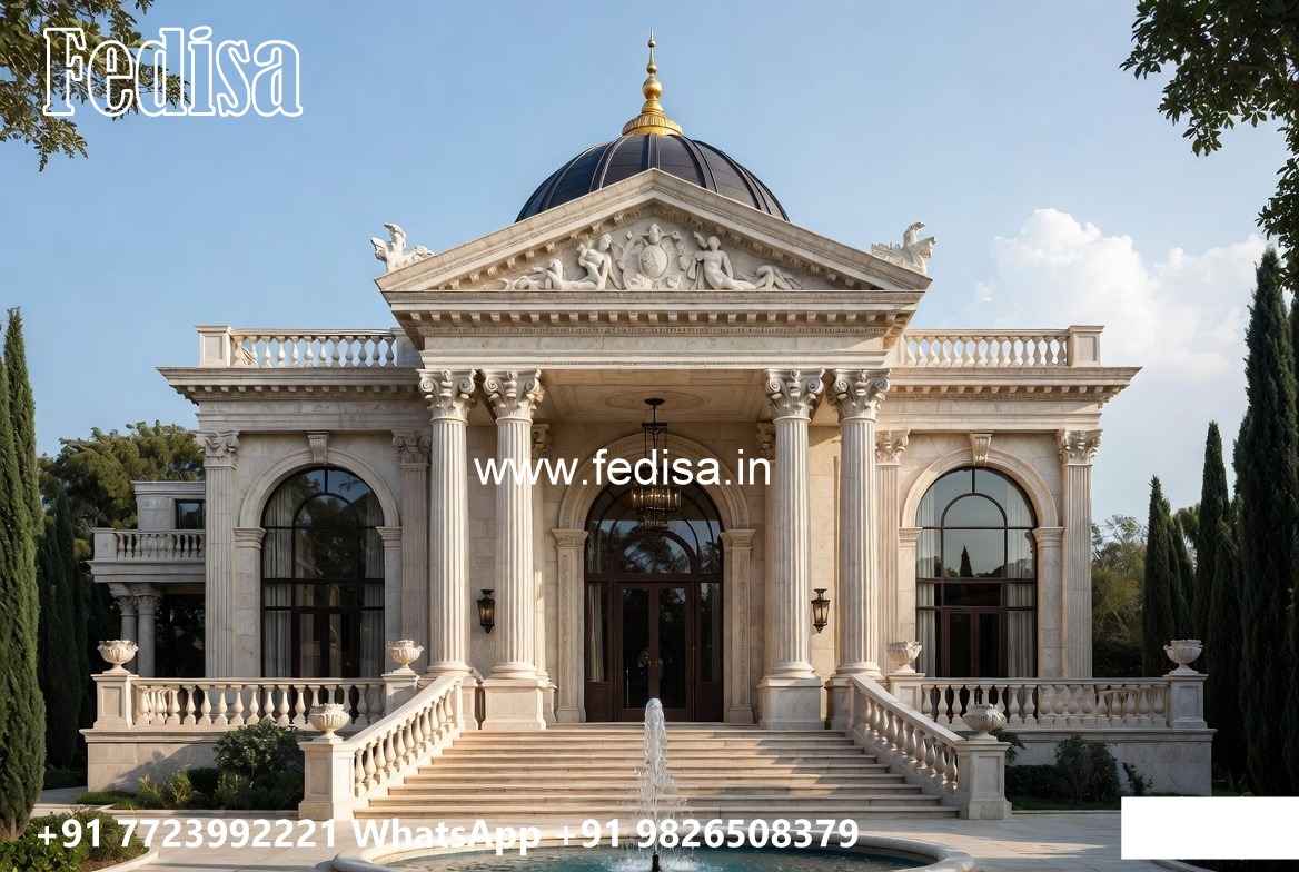 Front Yard Classic House Home Front Design No-3855