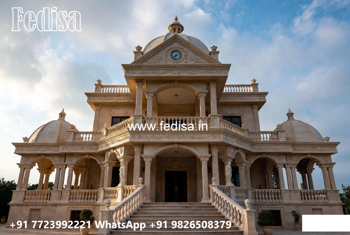 Luxury Front Elevation Villa House Plan Design No-8065