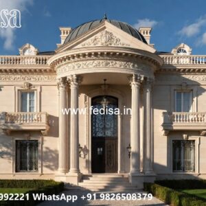 Marble Flooring Villa Design Duplex House Plans No-8075