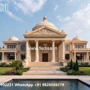 Classic Front Elevation Luxury House Plans No-8148
