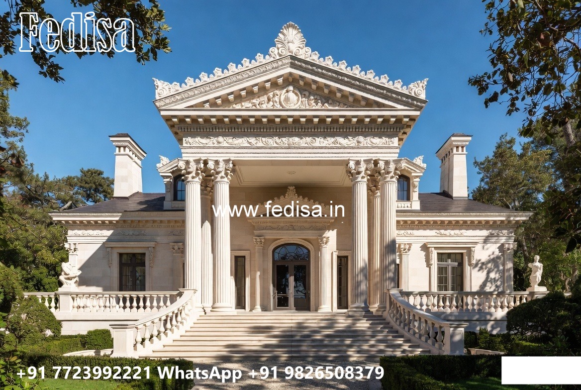 House With Columns Exterior Free 3 Bedroom House Plans No-8234