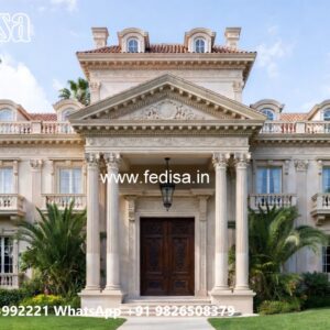 Luxury Classic Home Interior Ideas L Shaped House Design No-8291