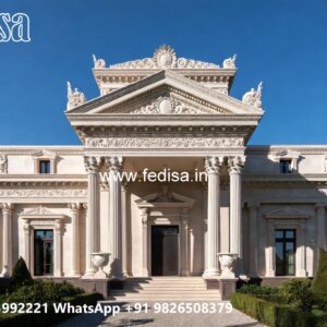 Classic Villa Design 3 Bedroom Flat Plan Drawing No-8297
