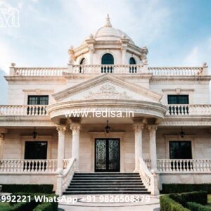 Marble Flooring Villa Design 1000 Sq Ft House Design No-8441