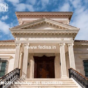 Luxury Classic Villa Low Budget House Plans No-8542
