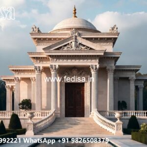 House With Columns Exterior Two Storey Building Design No-8600