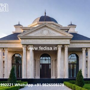 Heritage Style Villa Exterior 5 Room House Design No-8676