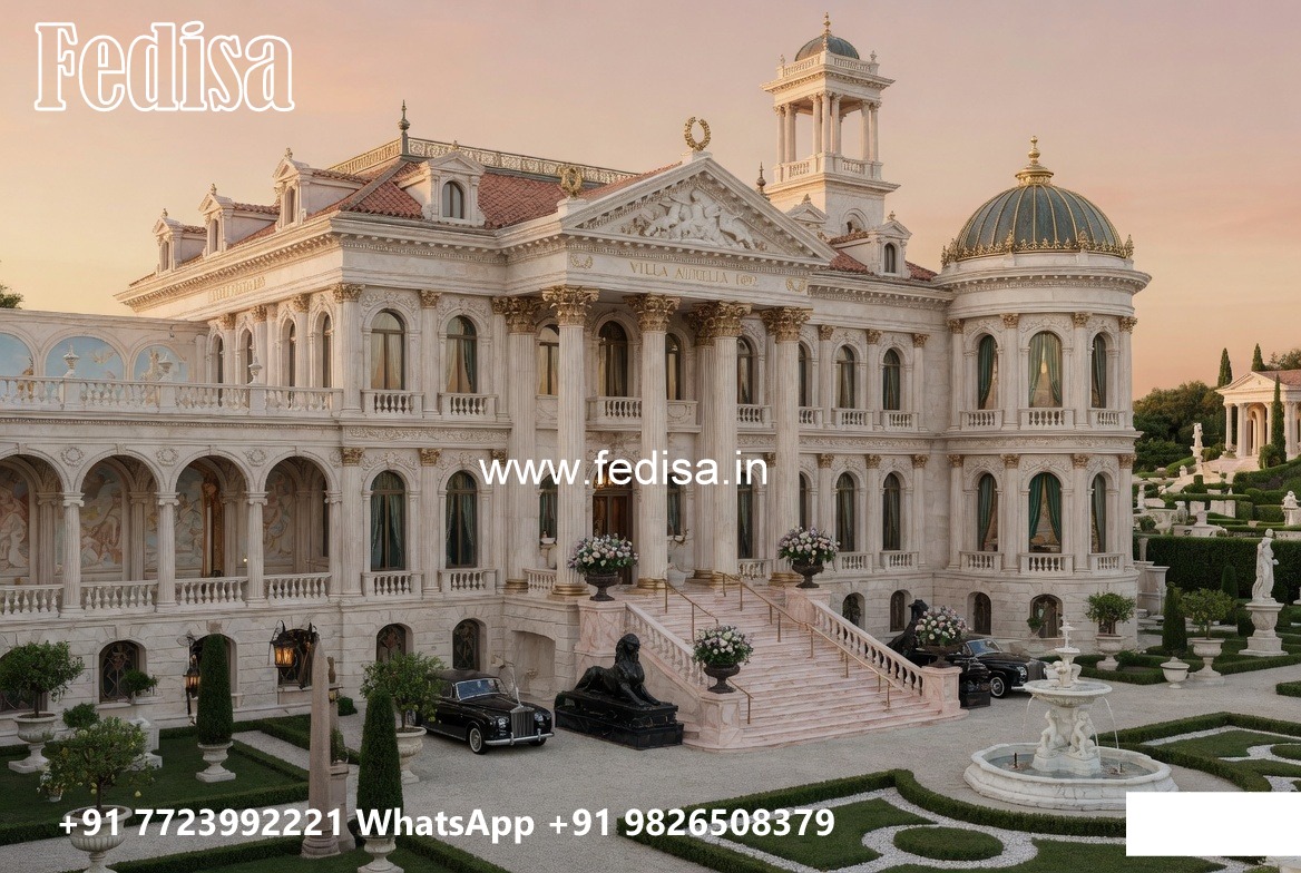 European Style Villa Low Cost Small House Design No-8788