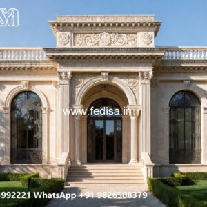 Symmetrical Villa Architecture 24×24 1 Bedroom House Plans No-8799