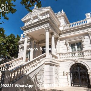 Antique Furniture Home 5 Marla House Front Design No-8890