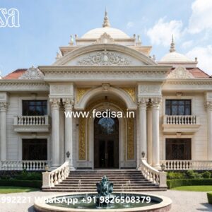 Fountain Garden Villa East Facing House Design No-8934