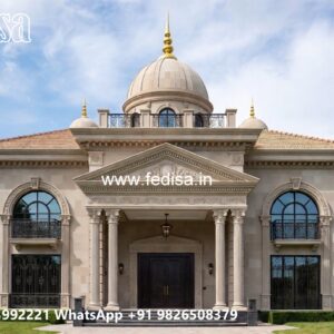 Classic House Front Elevation Design 6 Bhk House Plan No-9108