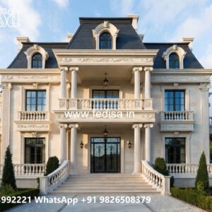 Elegant Classic Home Exterior Ideas House Design With Ground Floor Parking No-9272