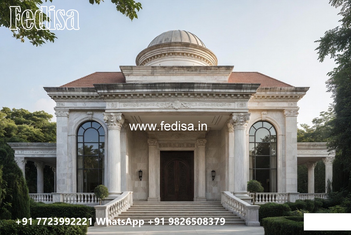 Classic Front Elevation 1 Kanal House Plan With 6 Bedrooms No-9368