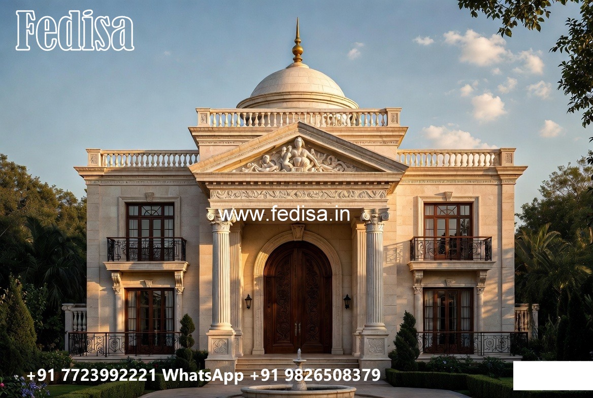 Symmetrical Villa Architecture Private Villa With Swimming Pool No-9409