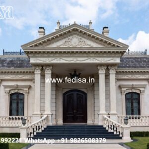 Luxury Classic Villa Exterior Design Ideas Private Beach Villa No-9426
