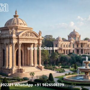 Traditional Home Facade Huge Villa No-9450