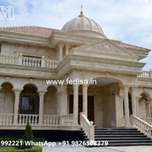 Classic Home Exterior 2 Bhk Villa Design No-10097