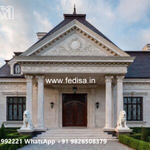 Classic House Design Mediterranean Villa Architecture No-10173