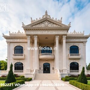 Classic House Exterior Low Budget Villa Design No-10303