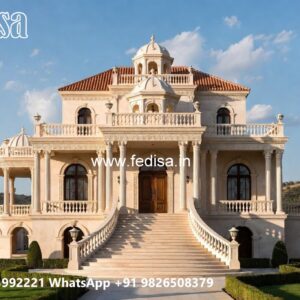Traditional Landscaping Ideas Old Villa Design No-10320