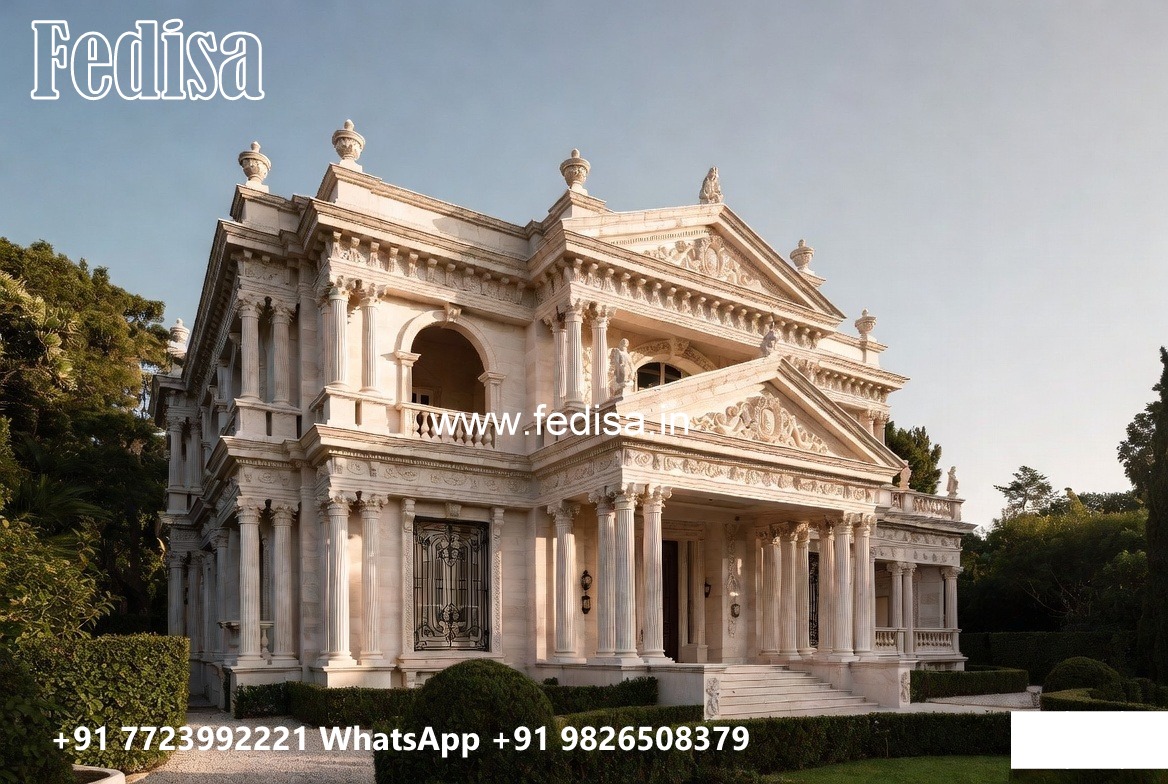 Classic House Front Elevation Design Modern Villa Archdaily No-10328