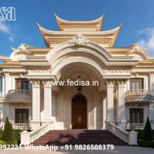 European Style Villa 4 Bhk Independent House Design No-10496