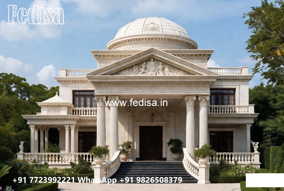 Luxury Front Elevation Villa Single Floor Villa Design No-10505