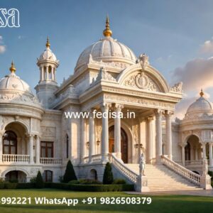 Symmetrical Villa Architecture Modern Villa Entrance Design No-10507