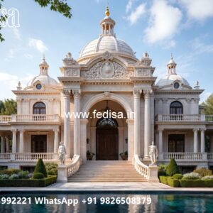 Royal Bedroom Design Villa White Villa Design No-10512