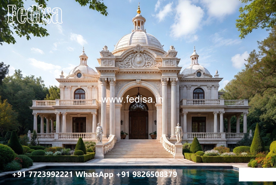 Royal Bedroom Design Villa White Villa Design No-10512