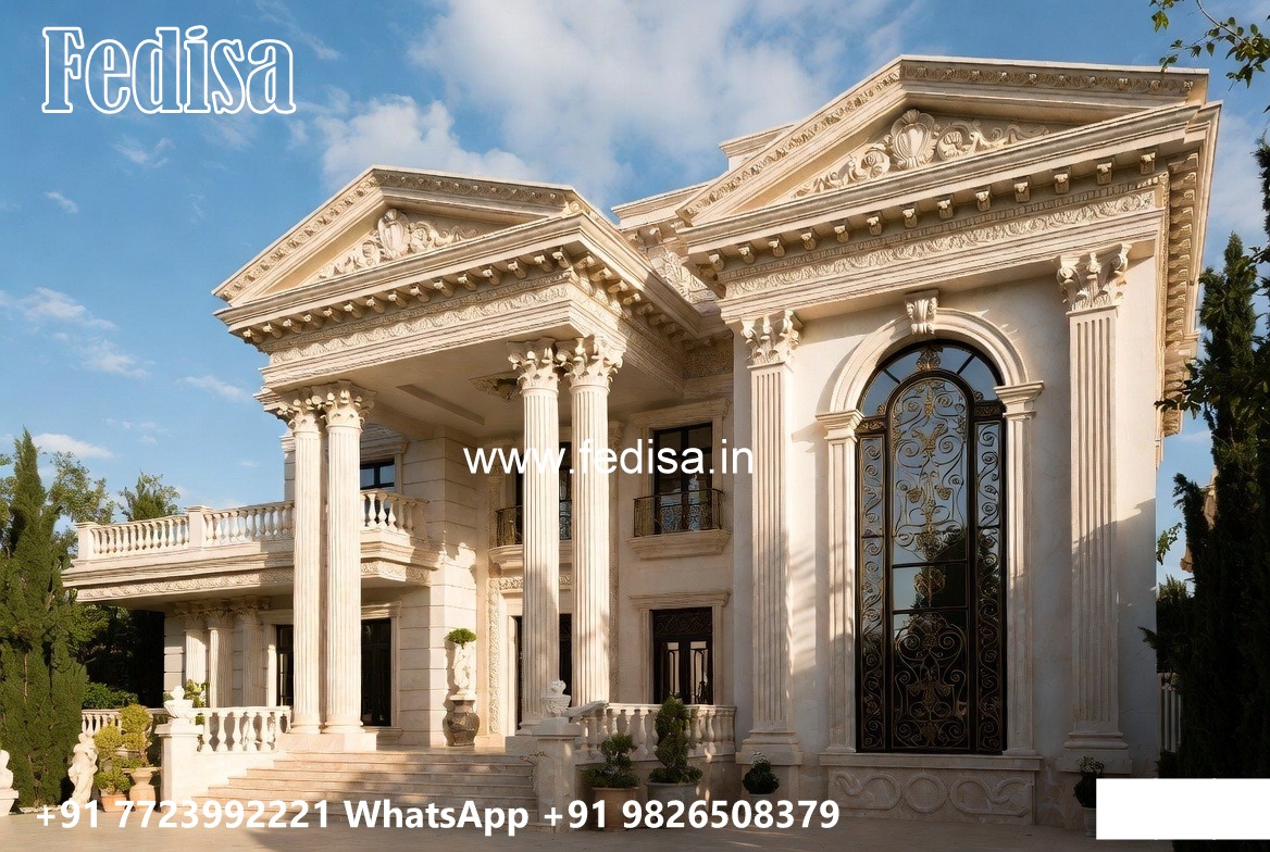 Vintage House Style Villa Front Door Design No-10543