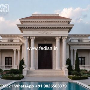 Classic House Exterior Modern Duplex Villa Design No-10547