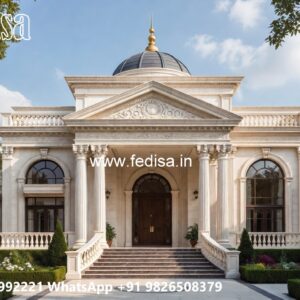 Luxury Front Elevation Villa Home Office Ideas No-10627