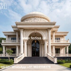 Classic Villa Front Elevation Design Bungalow Plans No-10896