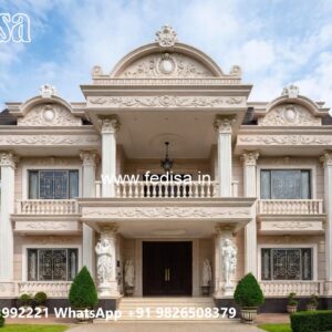 House With Columns Exterior Terrace House Design No-10918