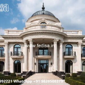 Stone Finish Home Exterior 2 Floor House Design No-10958