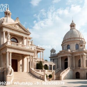 Classic Villa Design With Swimming Pool L Shaped House Design No-11015