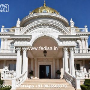 Luxury Front Elevation Villa Pyramid House No-11115