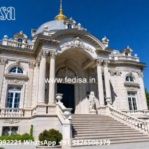 Marble Flooring Villa Design Modern Two Bedroom House Plans No-11125