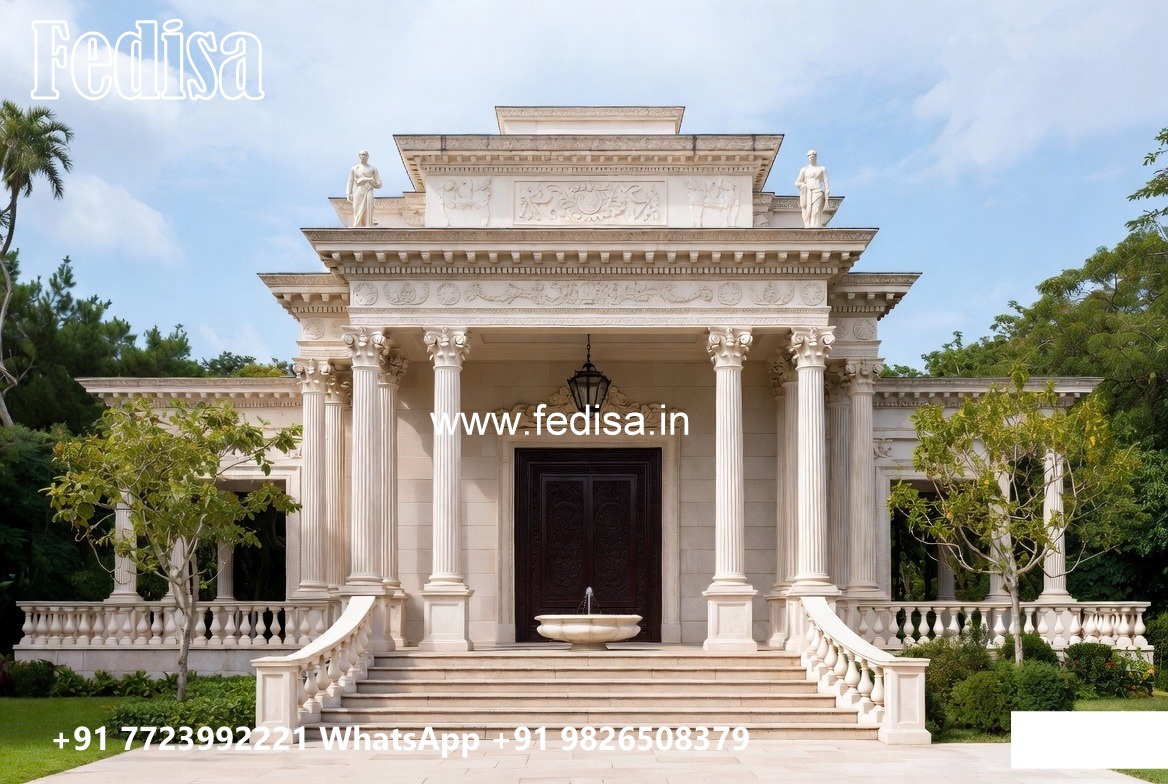 Heritage House Design Flat Roof House Plans No-11155