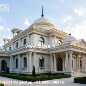 Marble Flooring Villa Design Small House Plans Indian Style No-11247