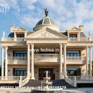 Classic House Front Elevation Design Small Study Room Ideas No-11304