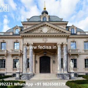 Symmetrical Villa Architecture Small Terrace House Design Ideas No-11361