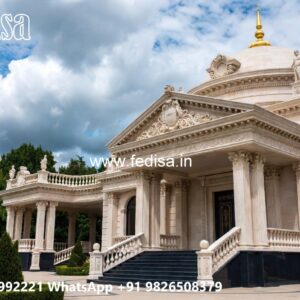 Stone Finish Villa Design Foyer Decorating Ideas No-11362