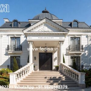 Classic Outdoor Patio Villa Guest House Design No-11376