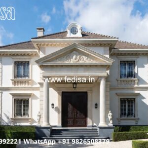 Classic House Exterior Minimalist Living Room Design No-11401