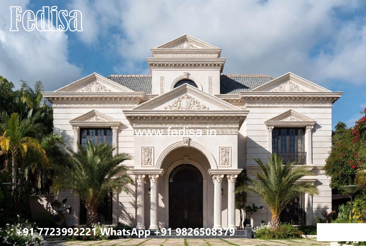 Backyard Classic Home Design Mediterranean Design No-11420